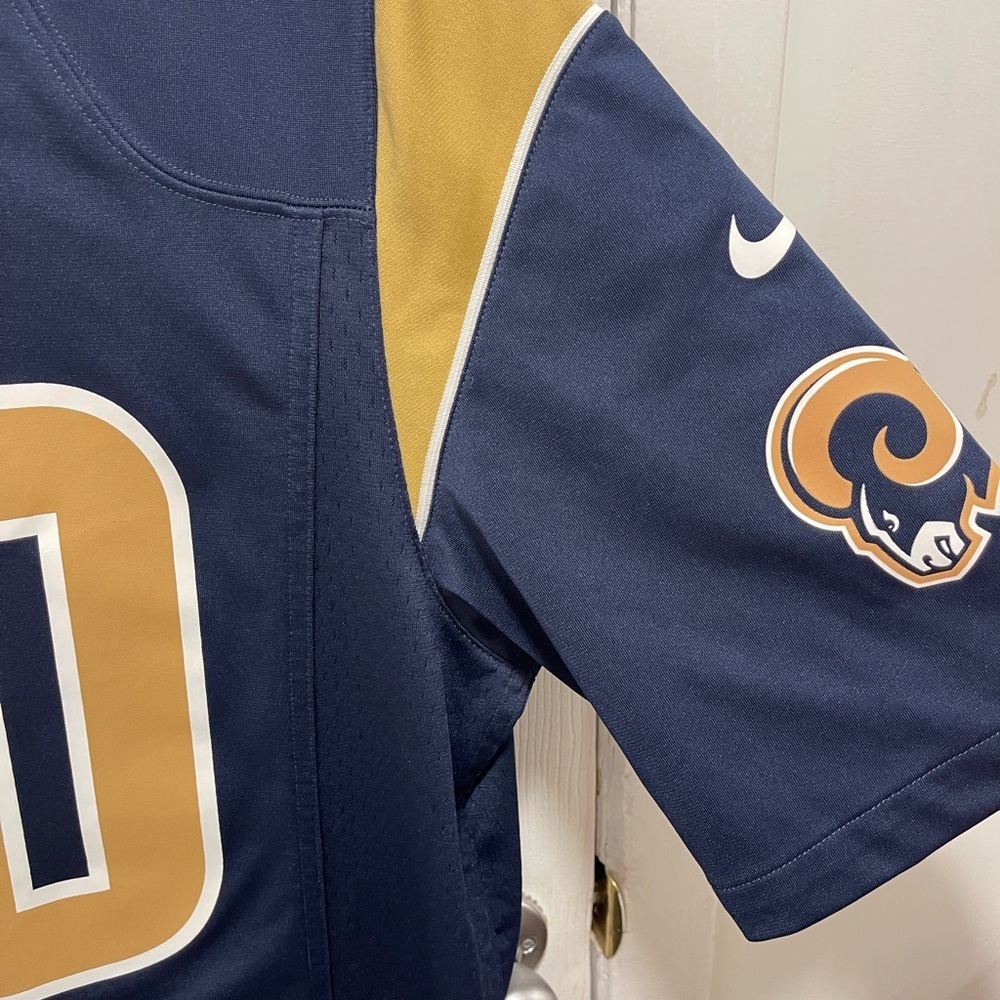 NFL Rams Navy and Gold Jersey with Number 30 - Picture 4 of 8